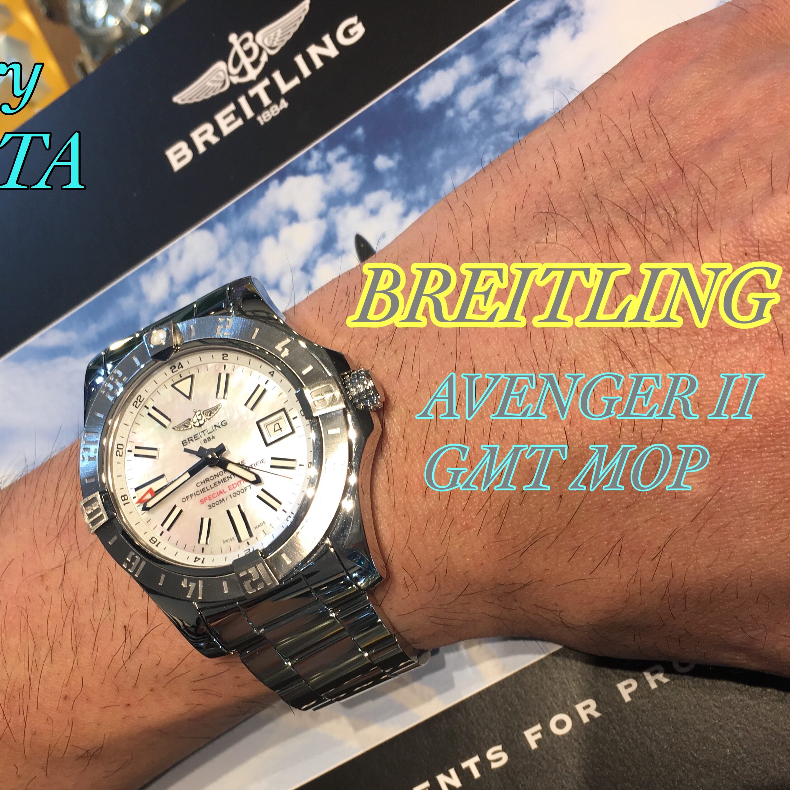 BREITLING アベンジャーⅡ GMT NATURAL MOP